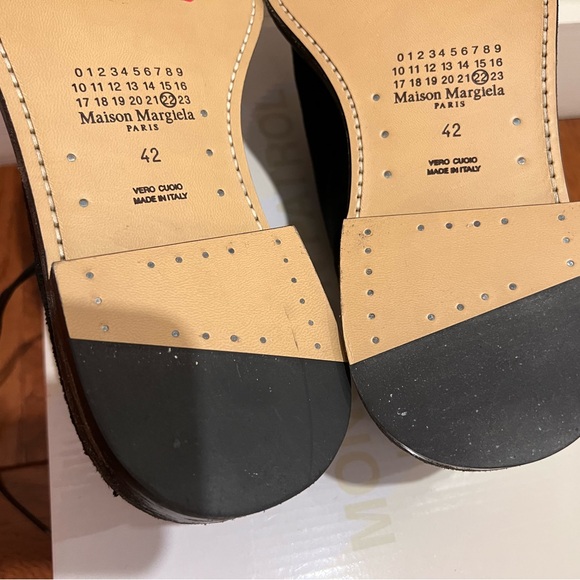 Maison Margiela Distressed Lace Up Derby Oxford- NEW main image 7